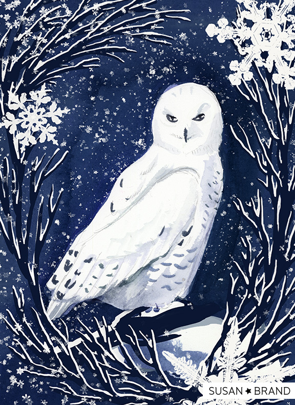 Painting of ArcticOwl